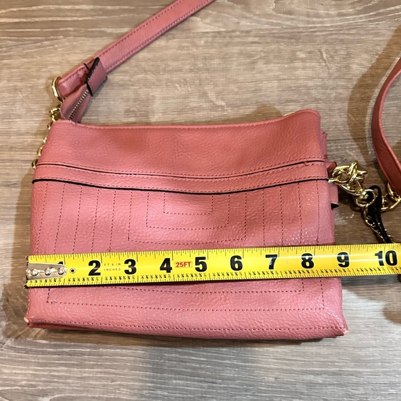 🌸Steve Madden Blush Mauve Crossbody Purse with Gold Spike Accents🌸 - Picture 6 of 16